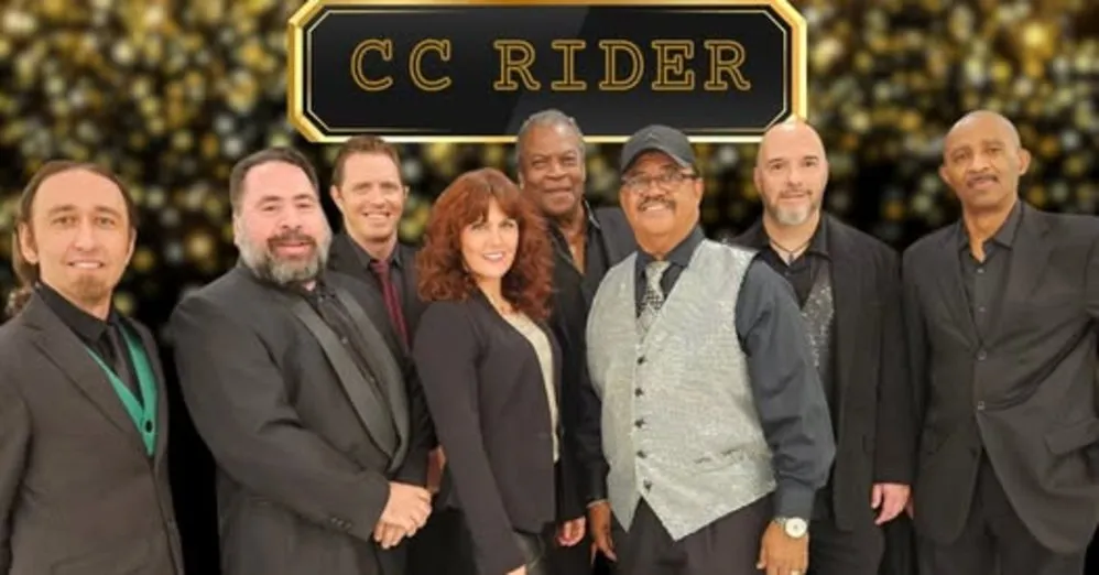 Flyer for CC Rider Band - Motown from the 60s and 70s