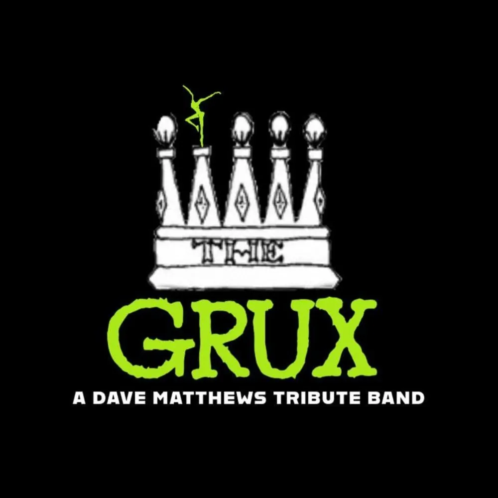 Flyer for The Grux - A Dave Matthews Tribute Band