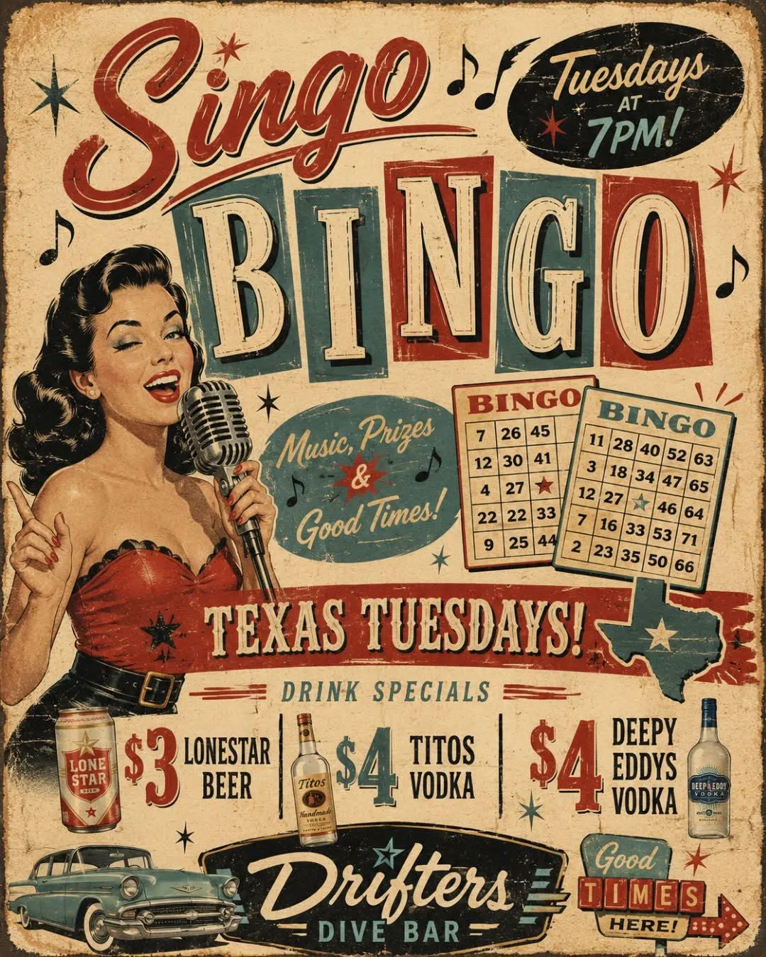 Flyer for Singo Bingo