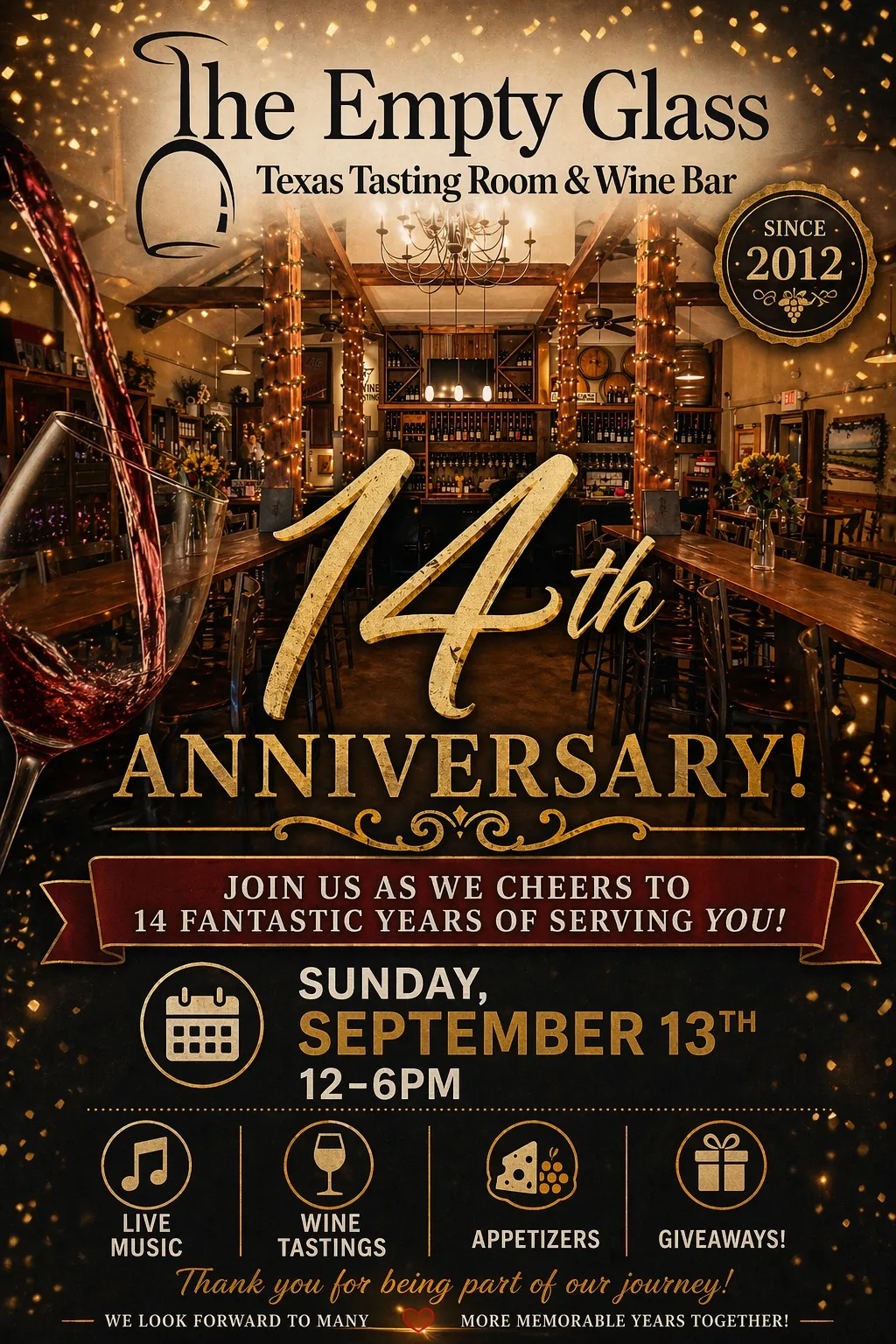 Flyer for 14th Anniversary!