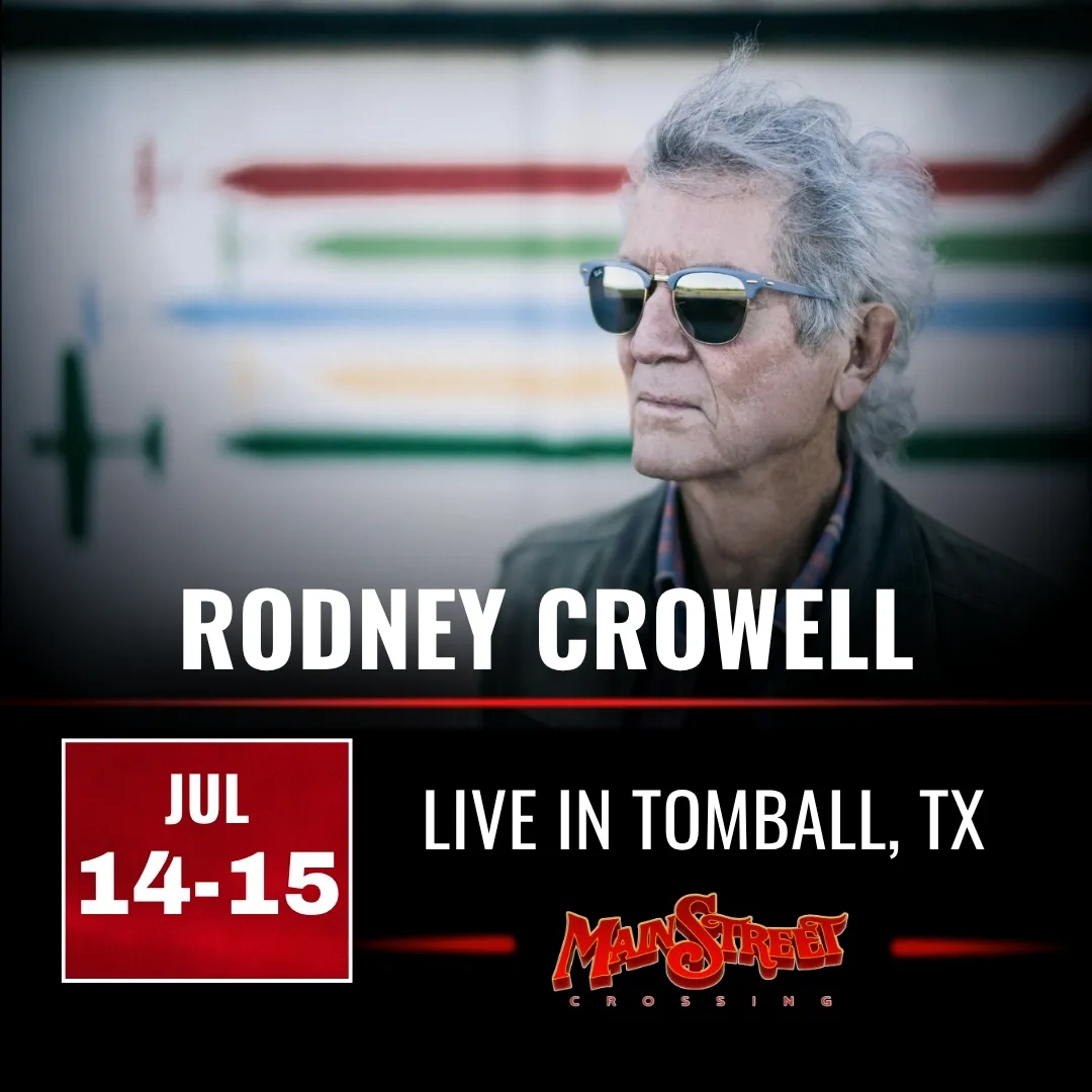 Flyer for Rodney Crowell