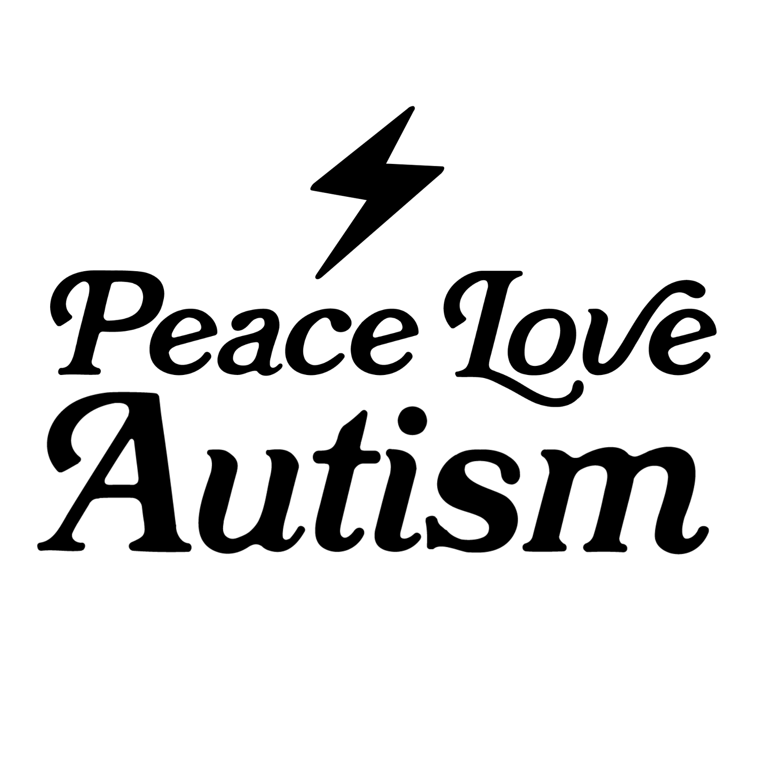Peace Love Autism logo